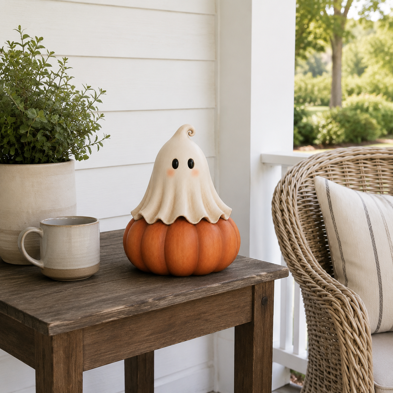 Lighted Seasonal Ghost Figurines