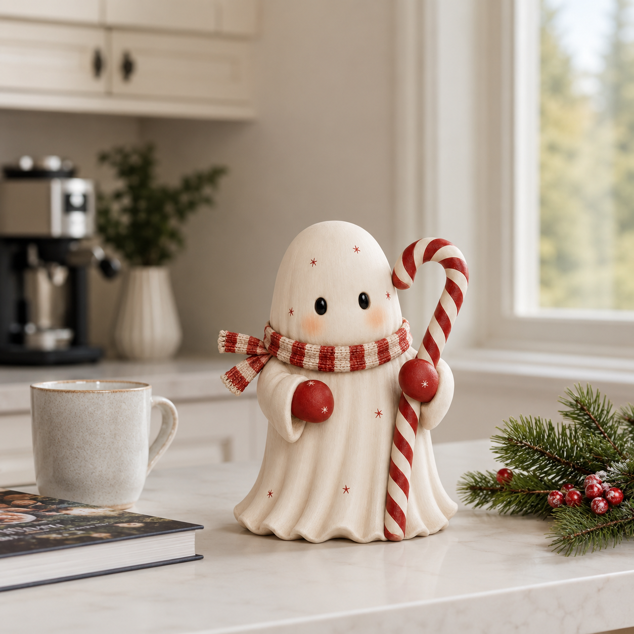 Lighted Seasonal Ghost Figurines