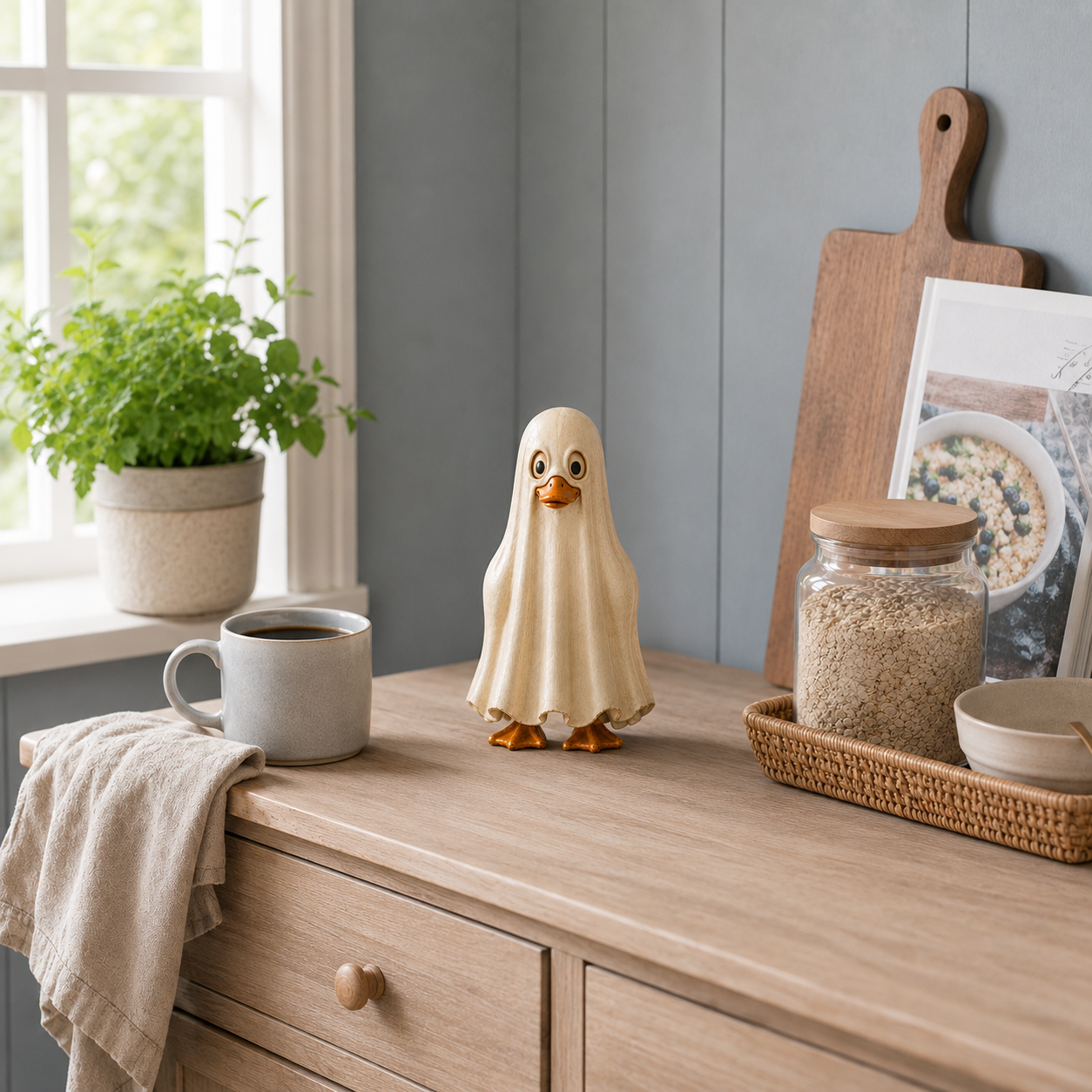 Vintage Halloween Duck Figurines