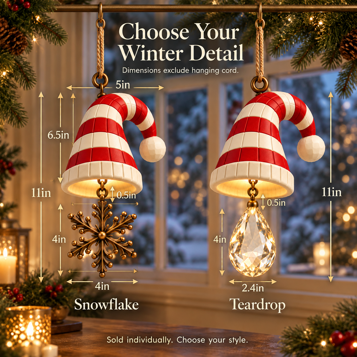 Storybook Christmas Hat Ornament