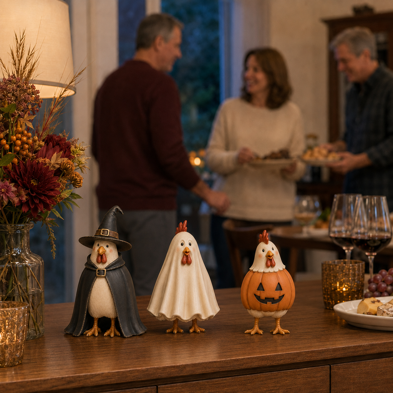 Halloween Chicken Decor