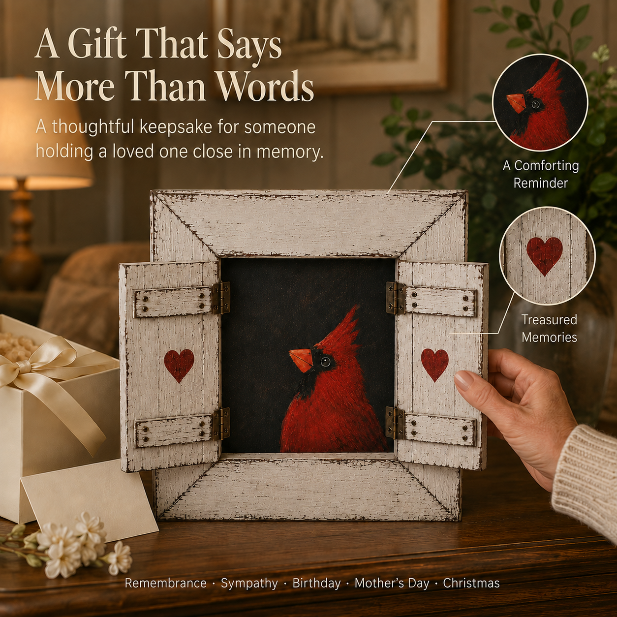 Cardinal Window Keepsake