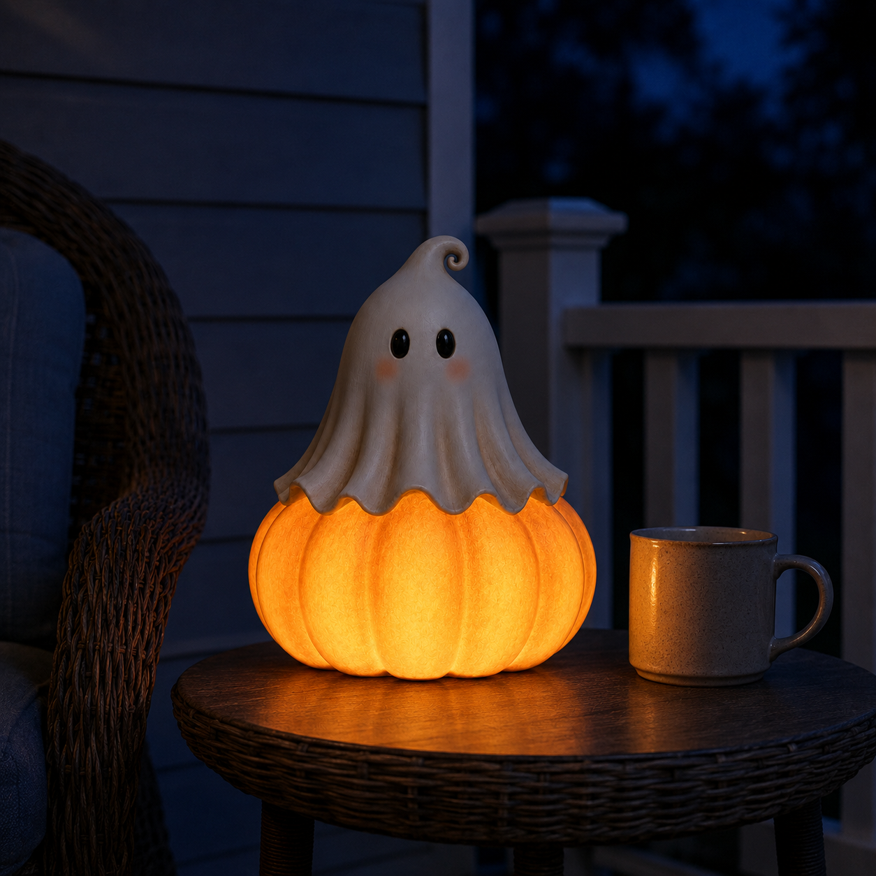 Lighted Seasonal Ghost Figurines