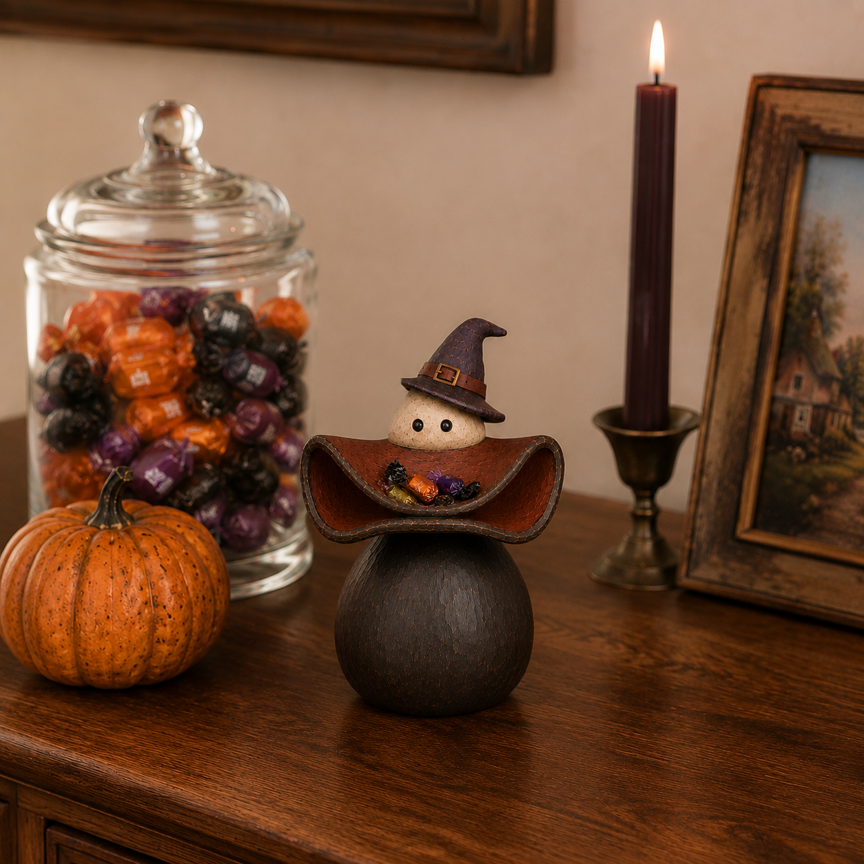 Whimsical Big-Mouth Seasonal Bird Figurine