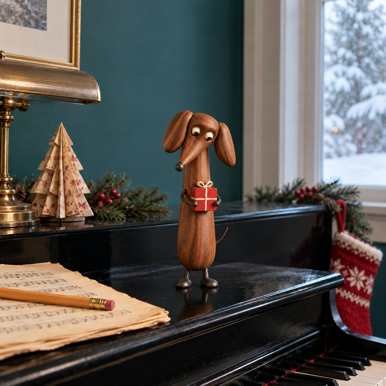 A Gift for You Dachshund Figurine