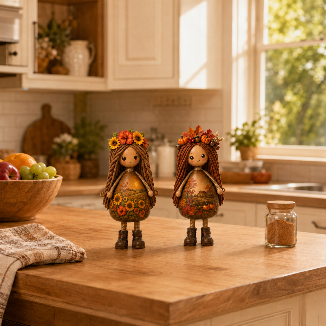 Seasonal Sisters Decor