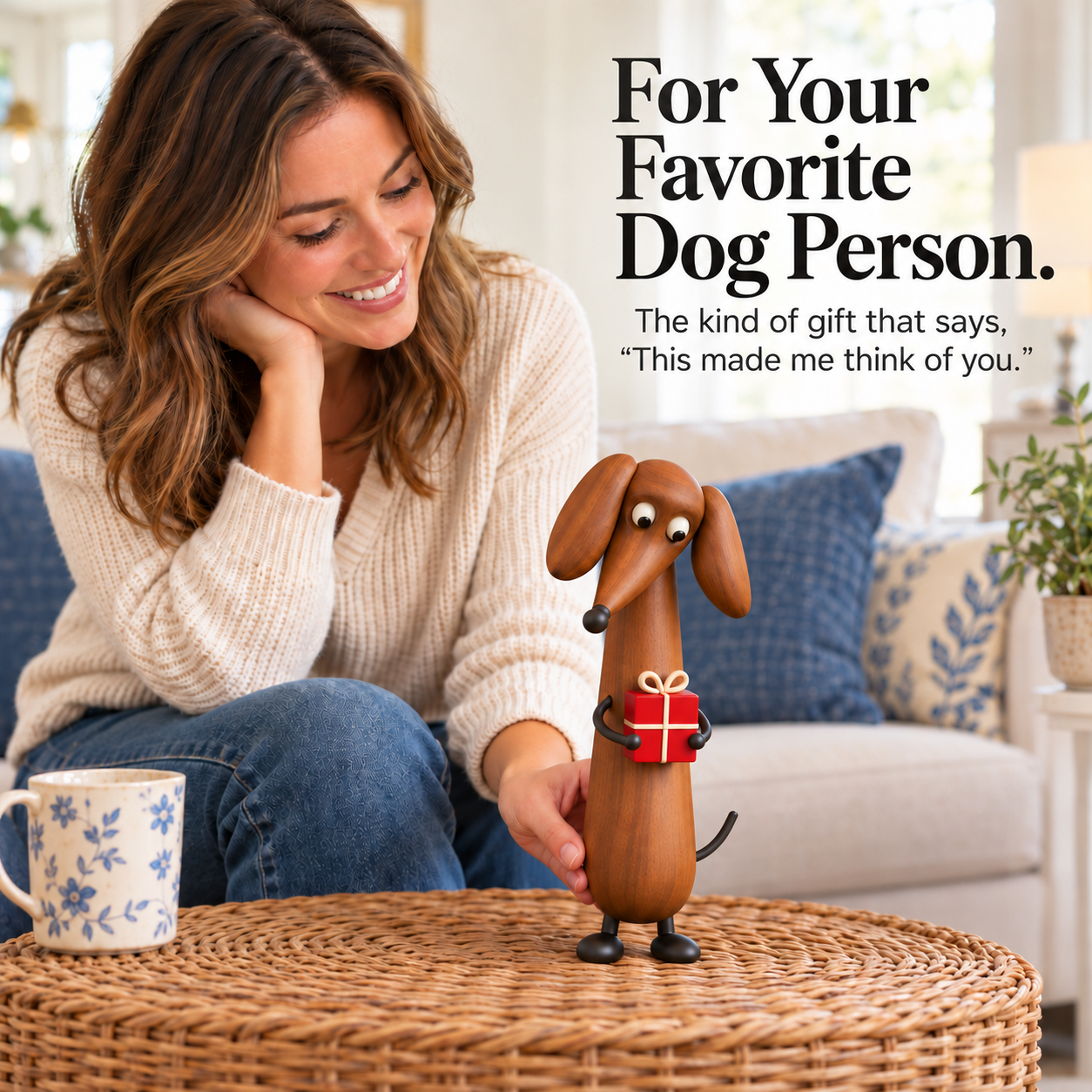 A Gift for You Dachshund Figurine