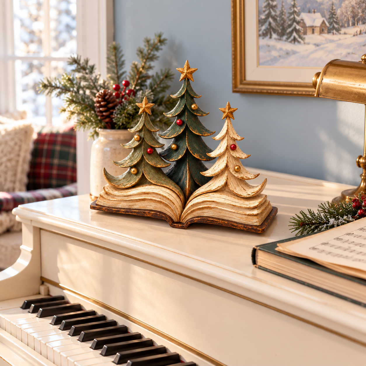 Christmas Storybook Trees Figurine
