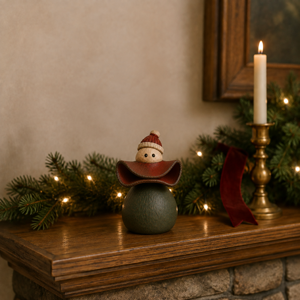 Whimsical Big-Mouth Seasonal Bird Figurine