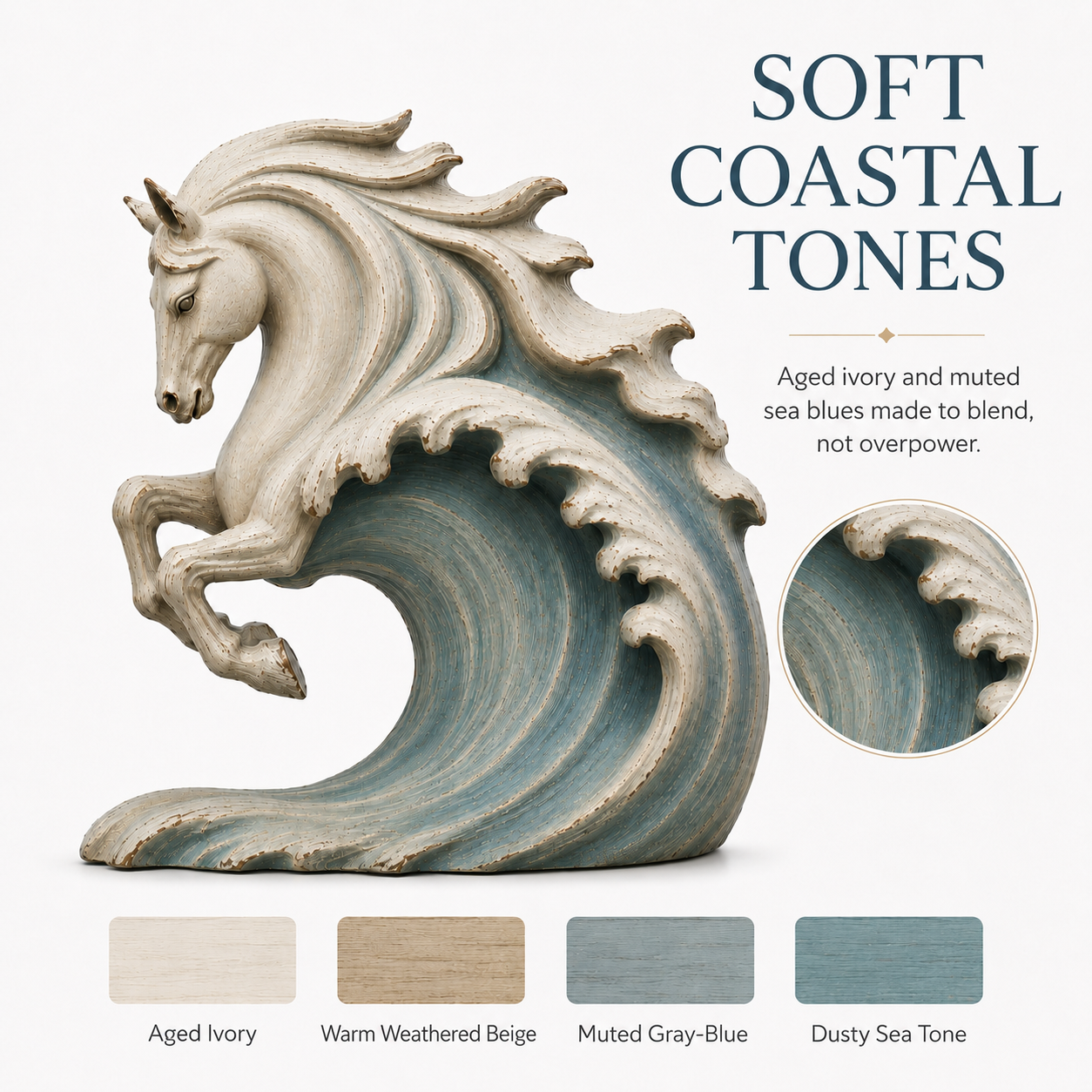 Tides of Freedom Horse Sculpture