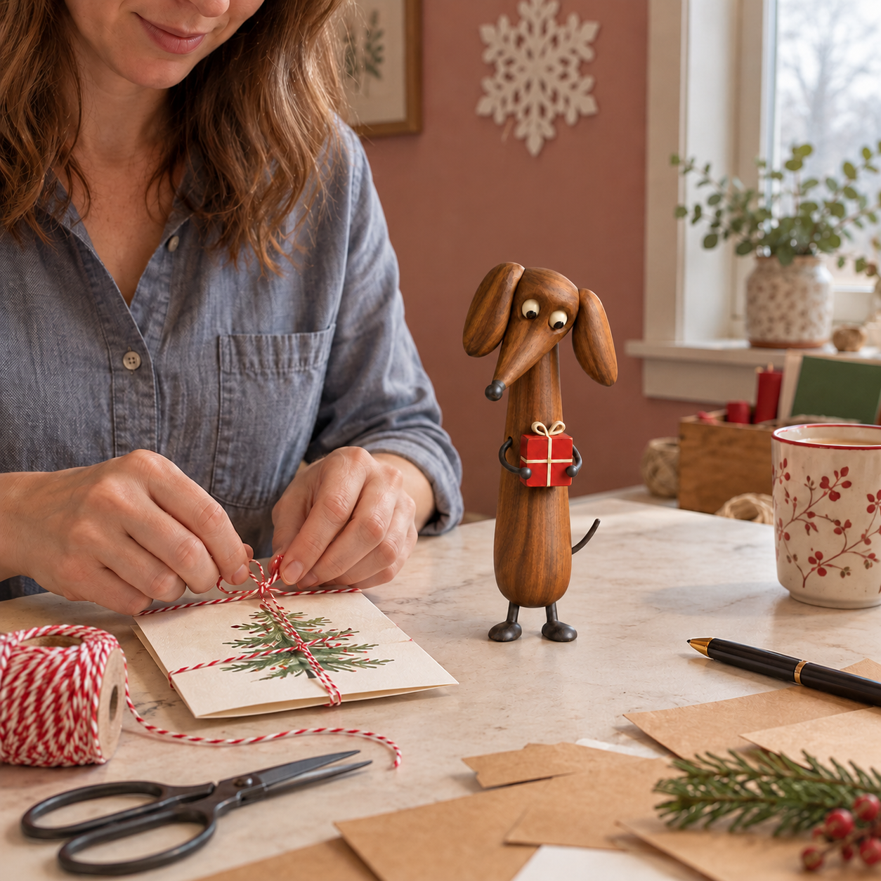 A Gift for You Dachshund Figurine
