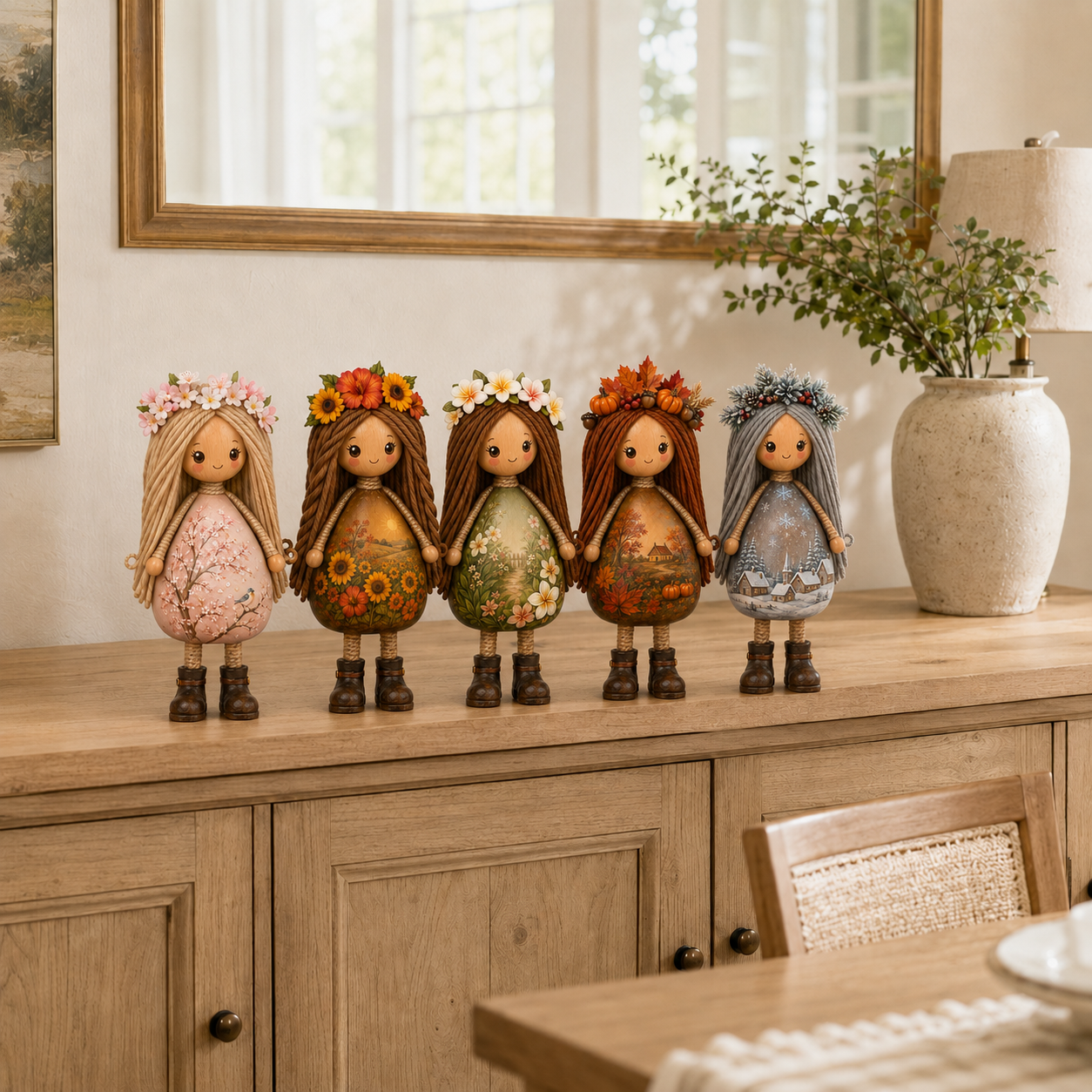 Seasonal Sisters Decor