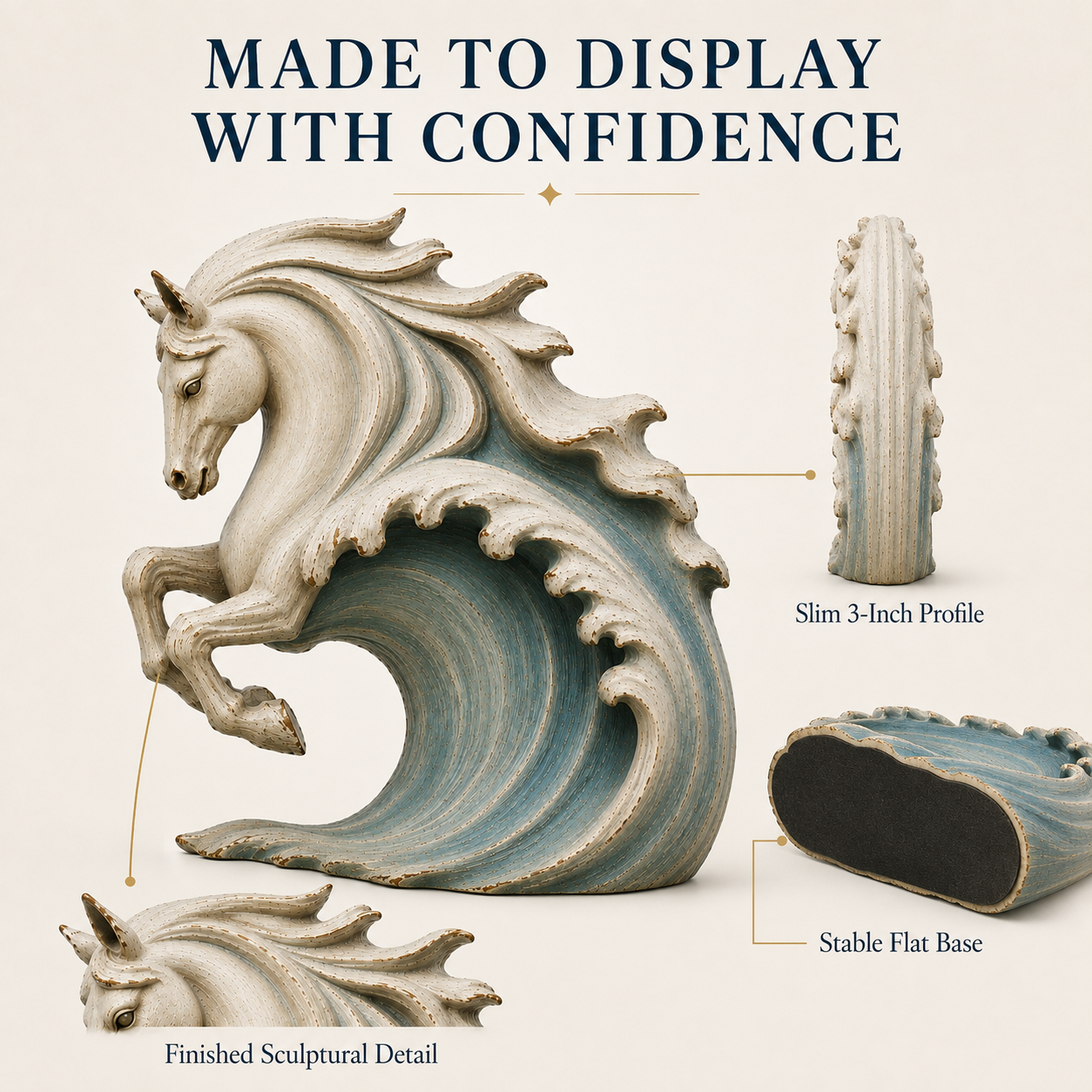 Tides of Freedom Horse Sculpture