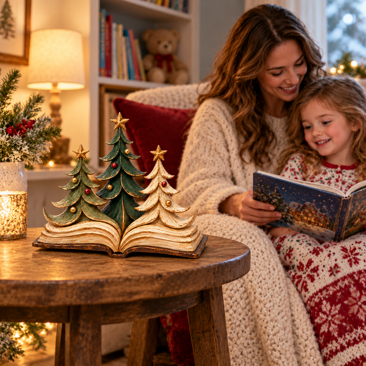 Christmas Storybook Trees Figurine