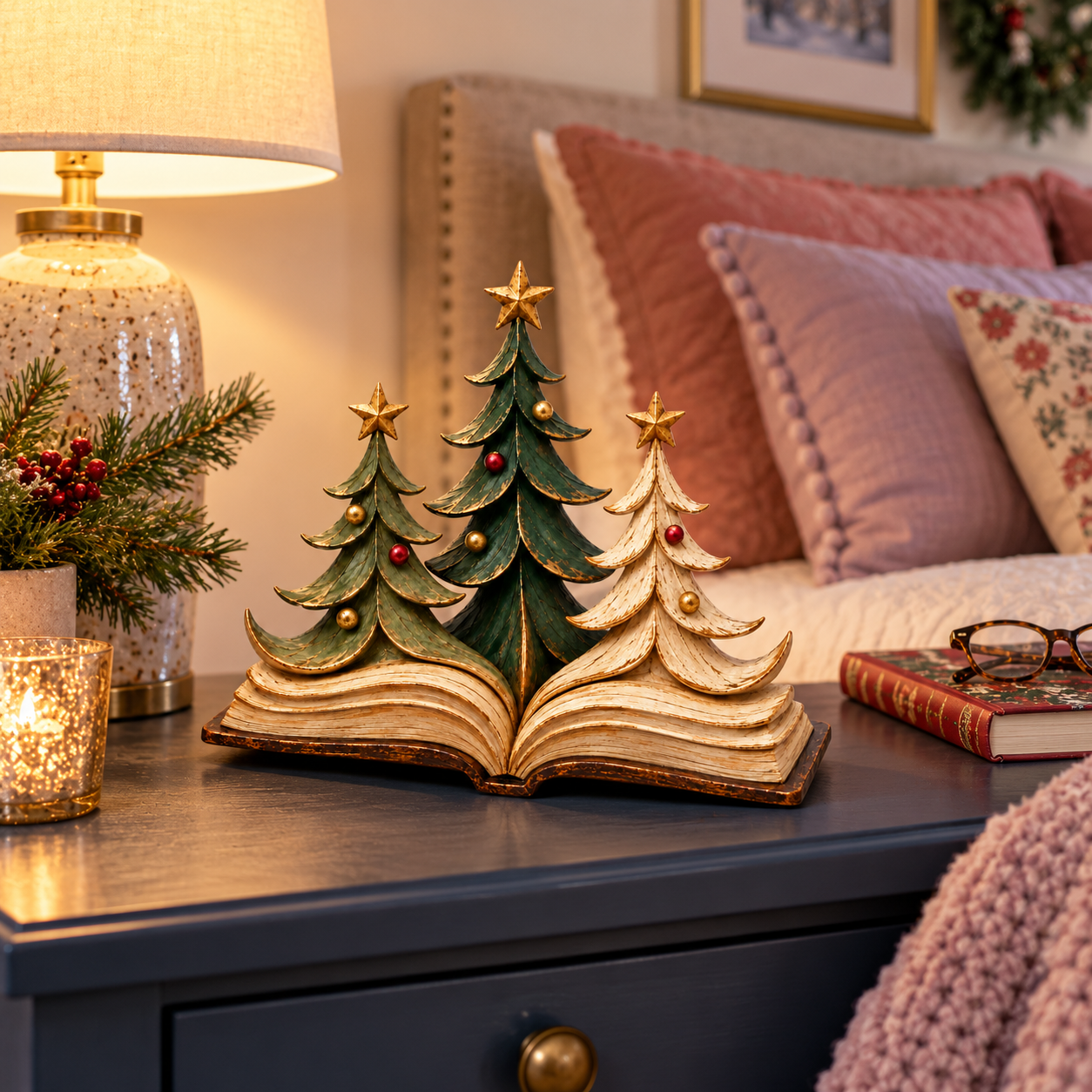 Christmas Storybook Trees Figurine