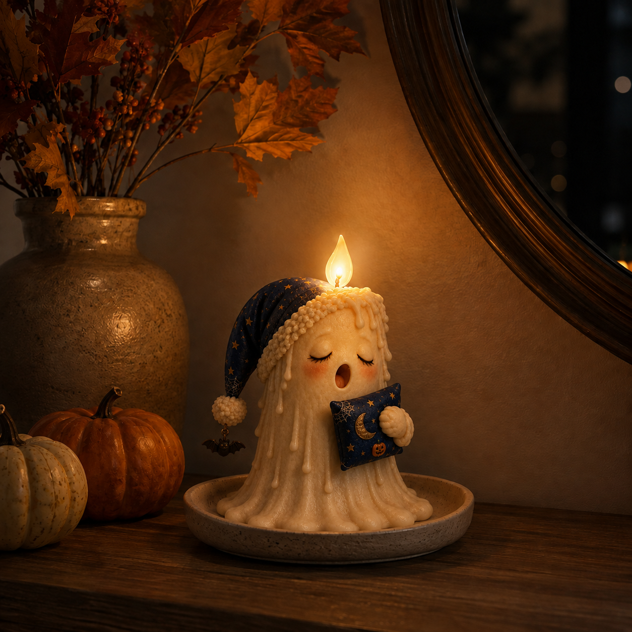 Sleepy Spell Flameless Ghost Candle Light