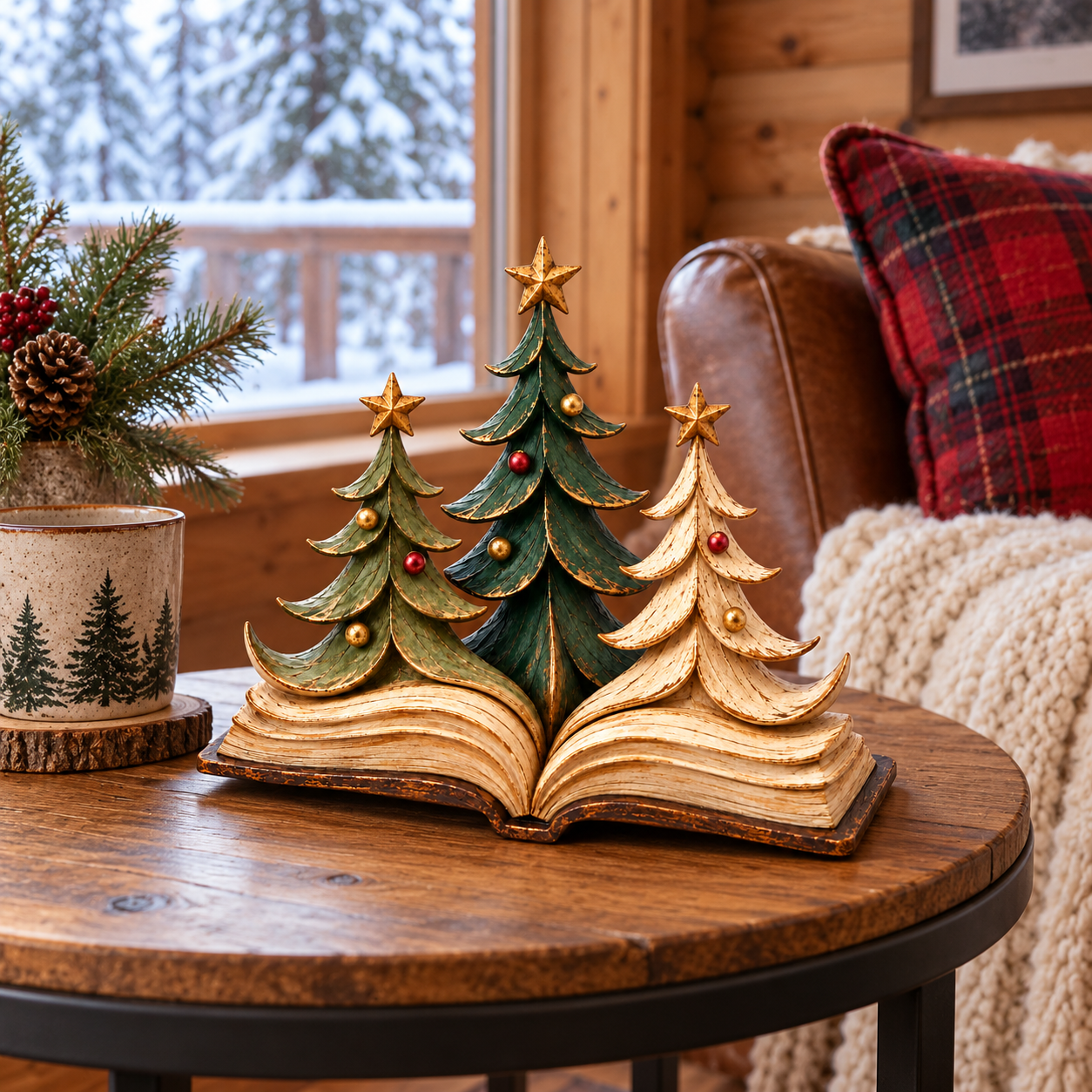 Christmas Storybook Trees Figurine