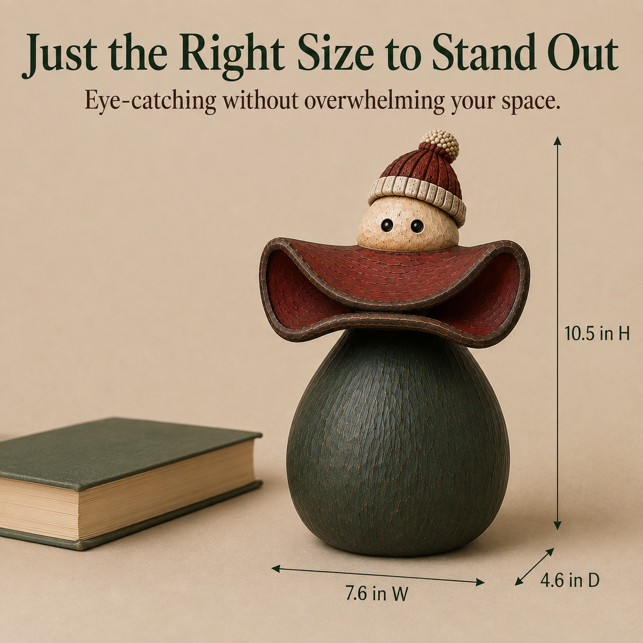 Whimsical Big-Mouth Seasonal Bird Figurine