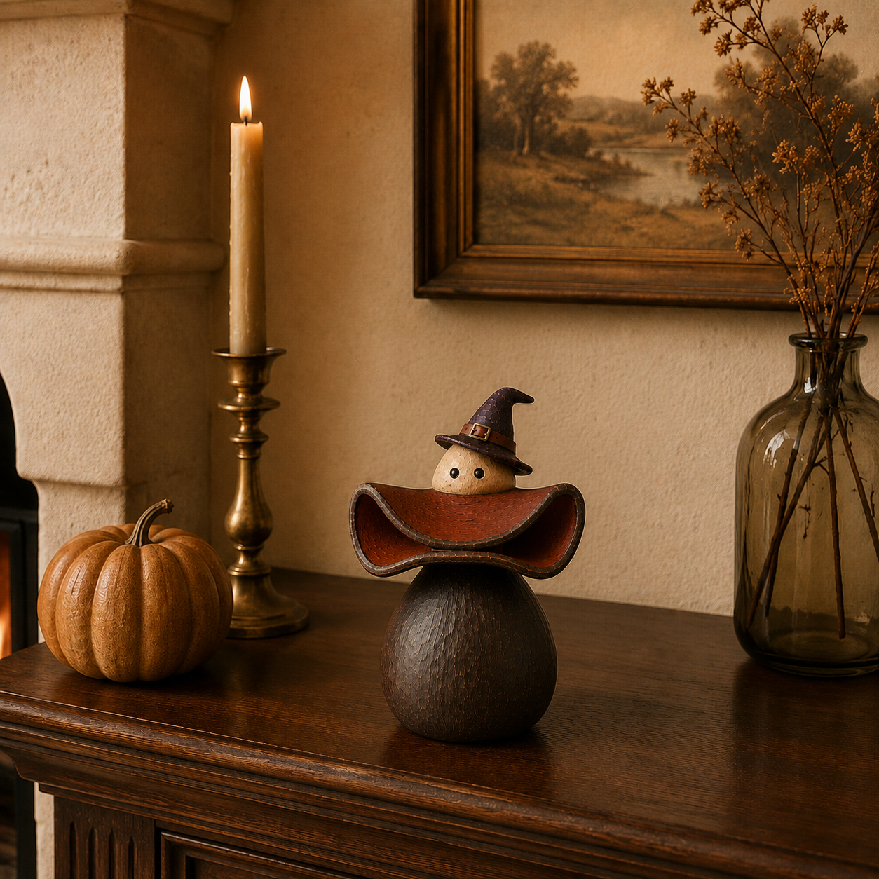 Whimsical Big-Mouth Seasonal Bird Figurine