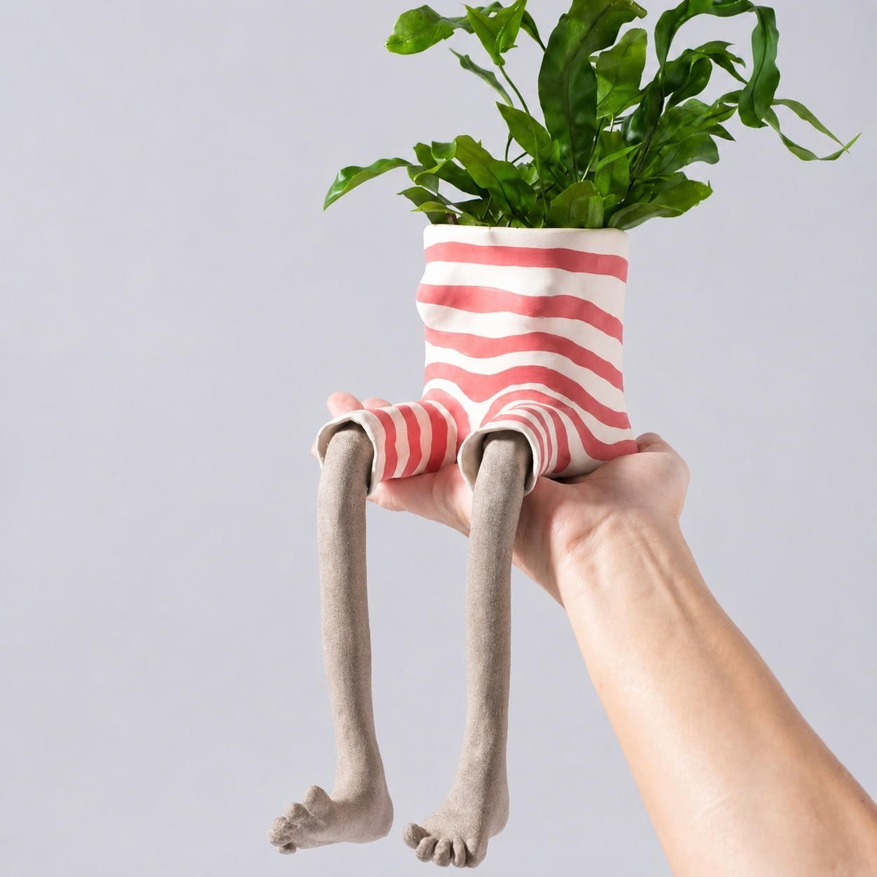 Resin Craft, Creative Lower Body Planter Figurine