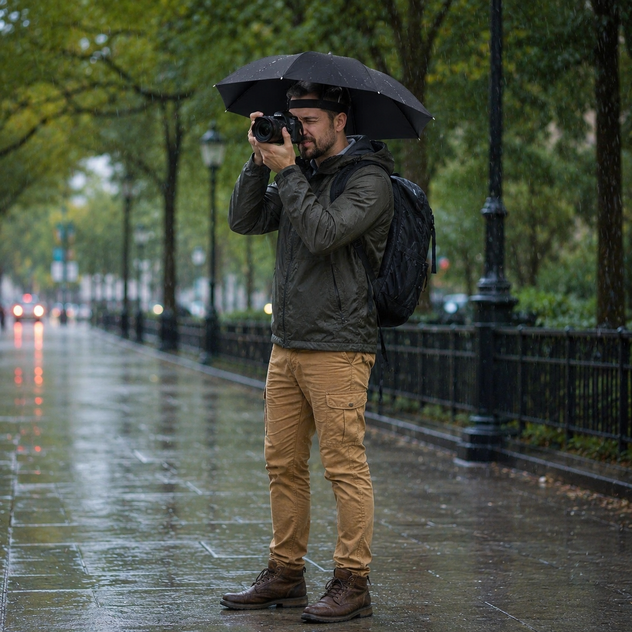 Outdoor Sun And Rain Umbrella Hat, Headwear Design