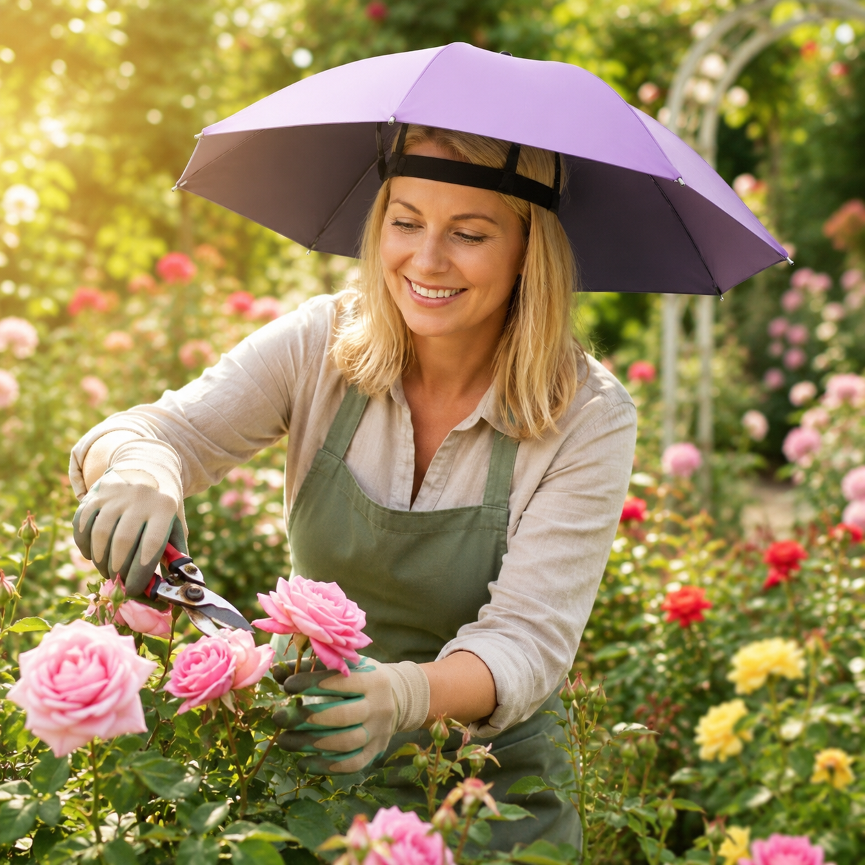 Outdoor Sun And Rain Umbrella Hat, Headwear Design