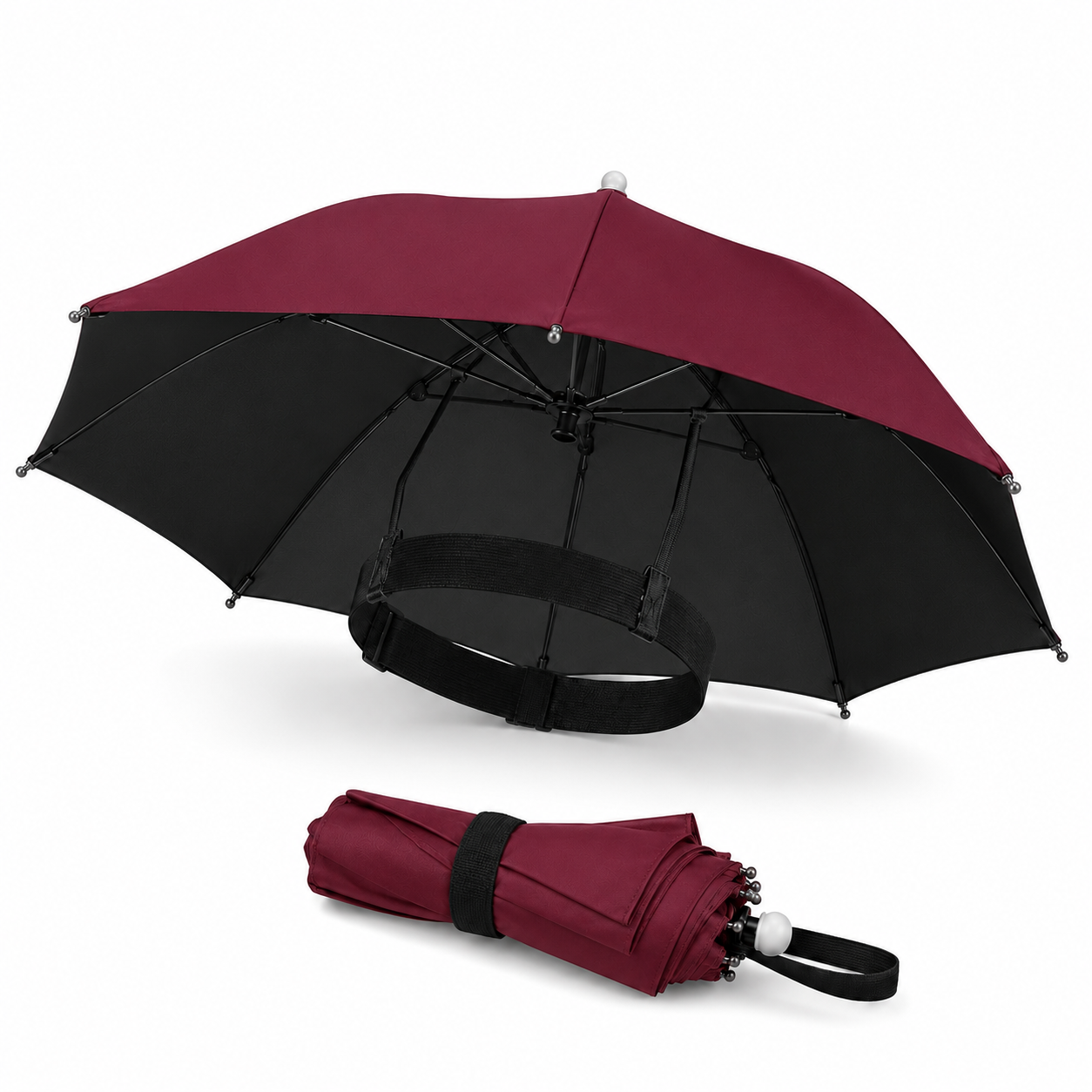 Outdoor Sun And Rain Umbrella Hat, Headwear Design