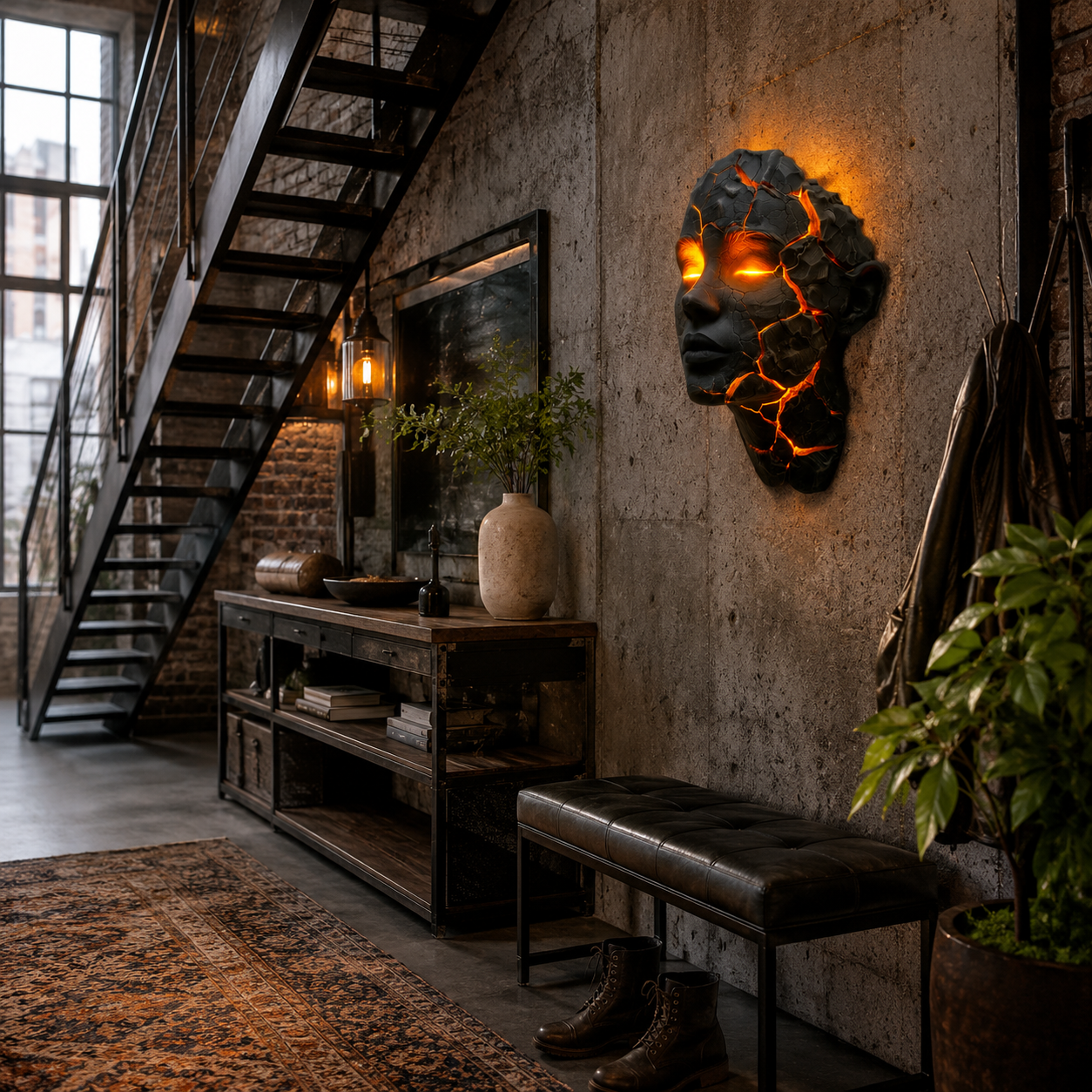 Broken Soul Wall Lamp Pendant Craft Decoration