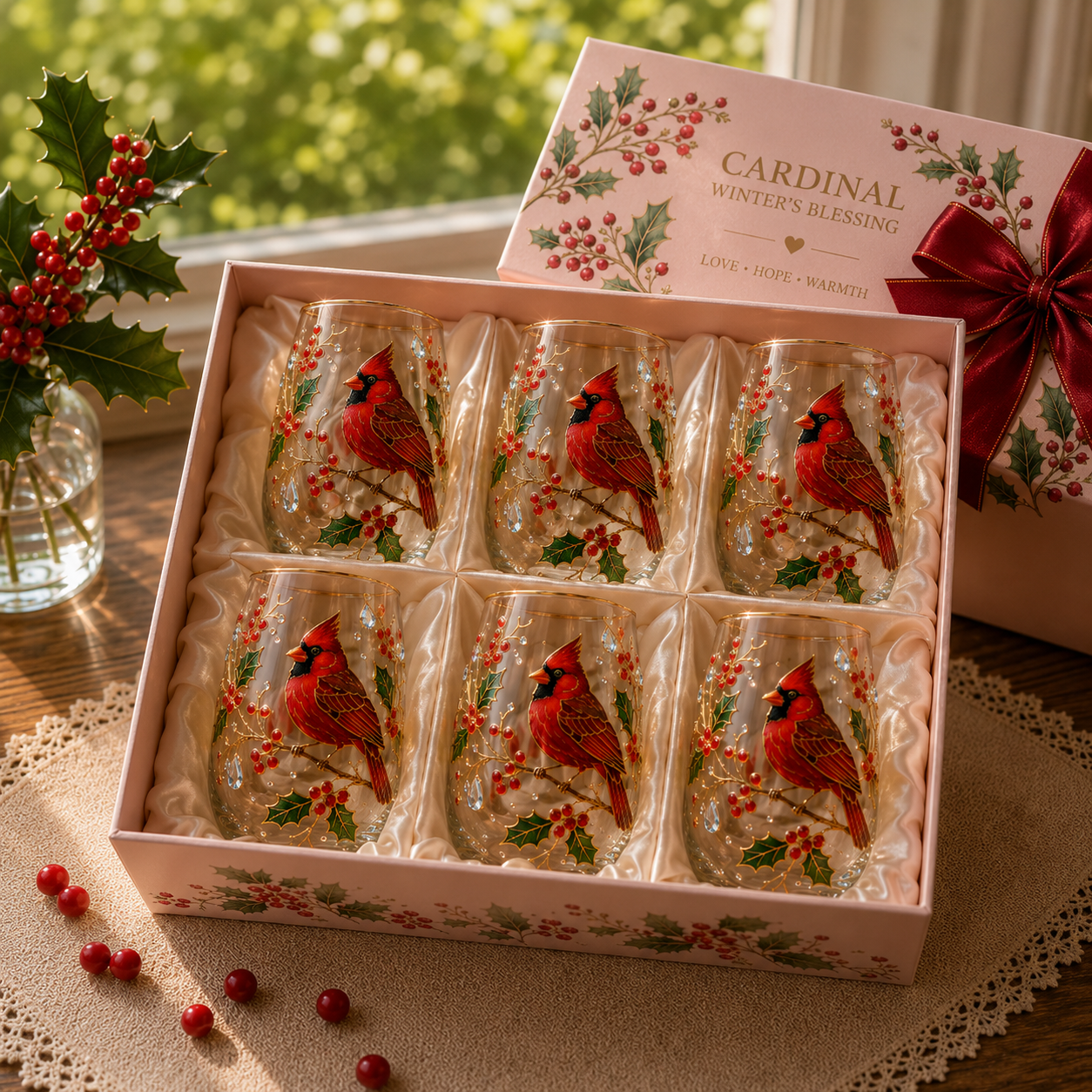 🌸🌿 Limited Edition 2026 Garden Morning Bliss Glass Tea Cup☀️☕