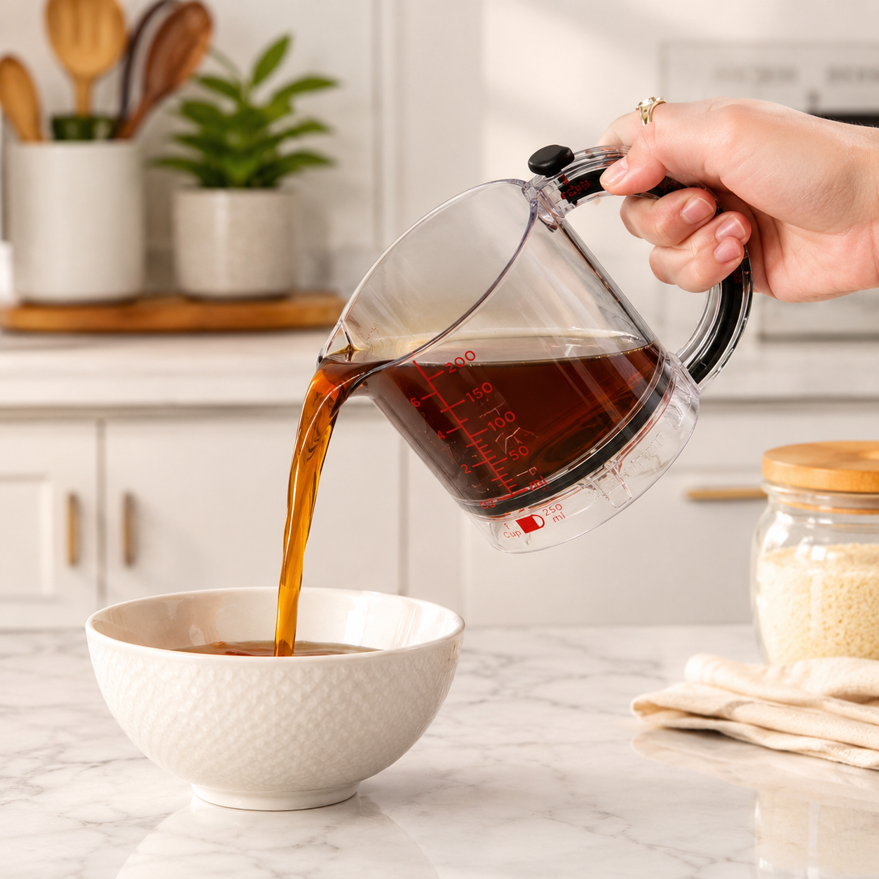 Portable Adjustable Measuring Cup