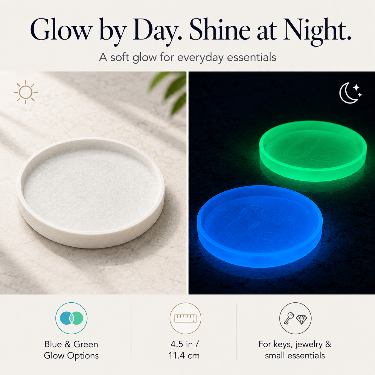 GlowNest™ Luminous Catchall Tray
