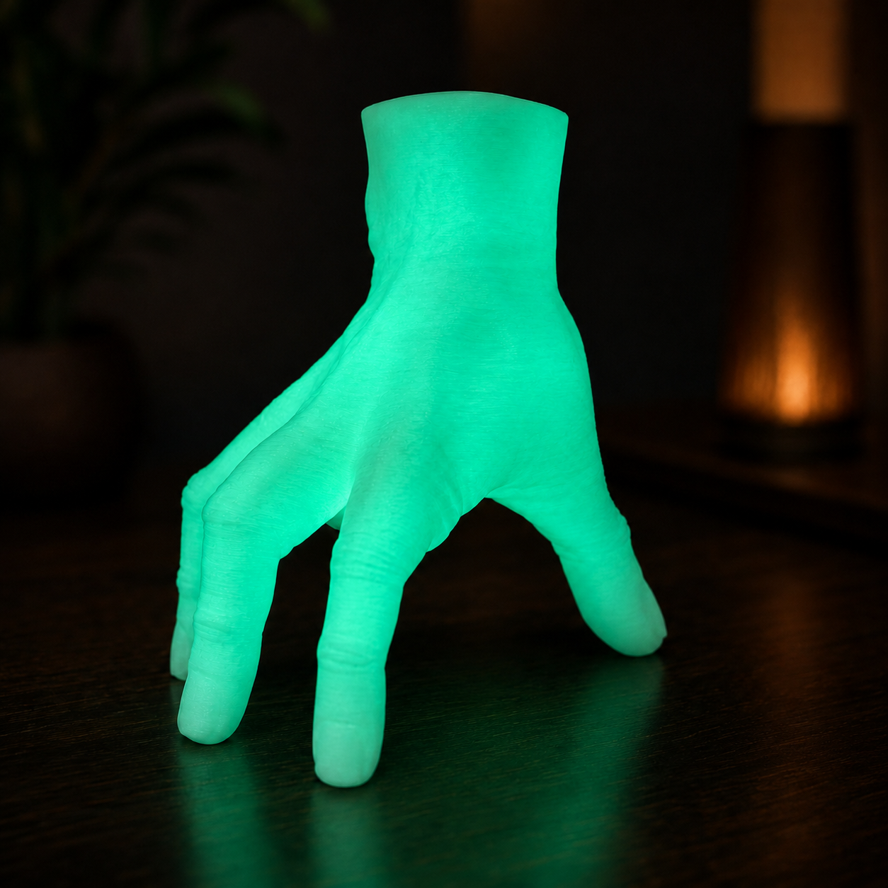 Glow Haunted Hand Decor