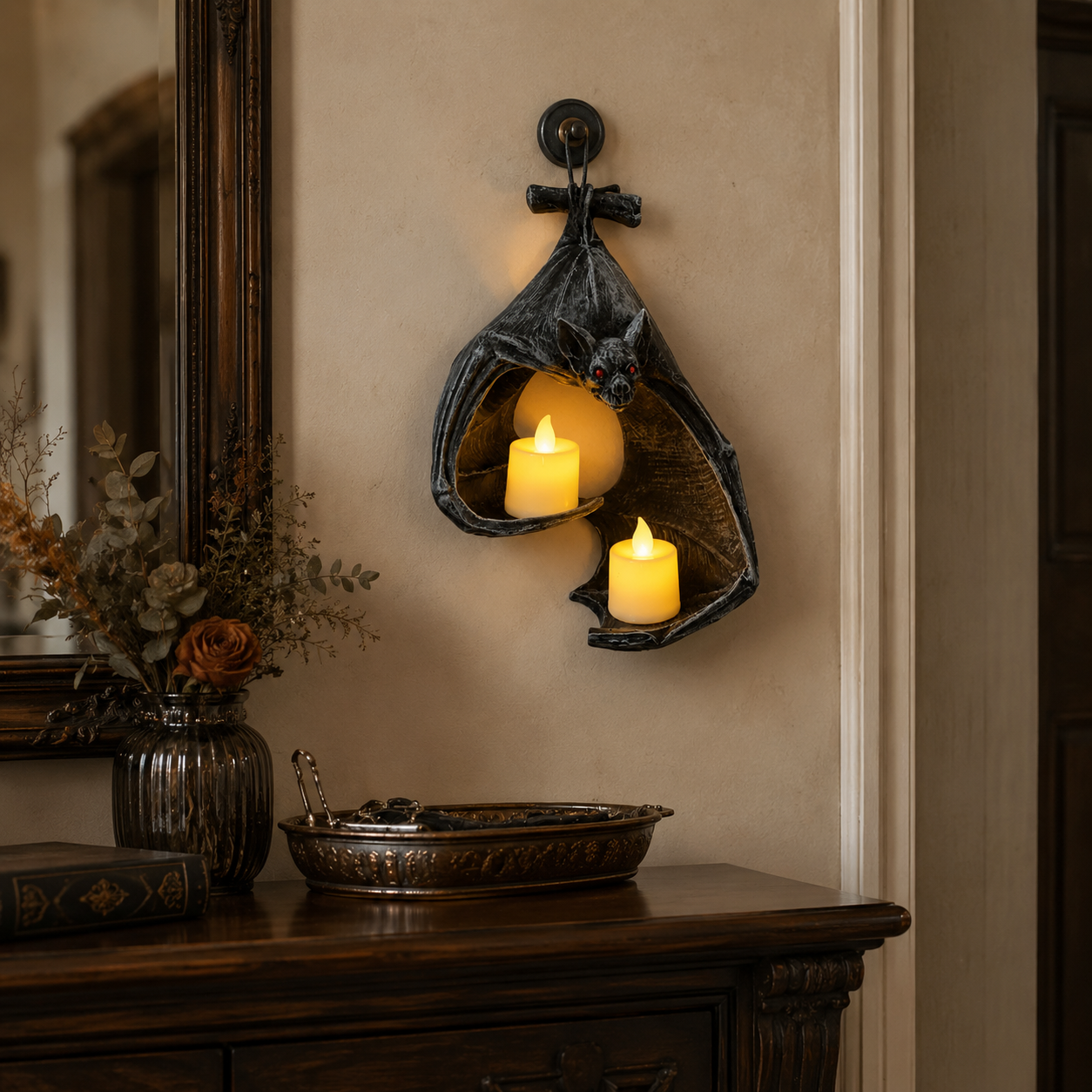 Hanging Bat Candle Light