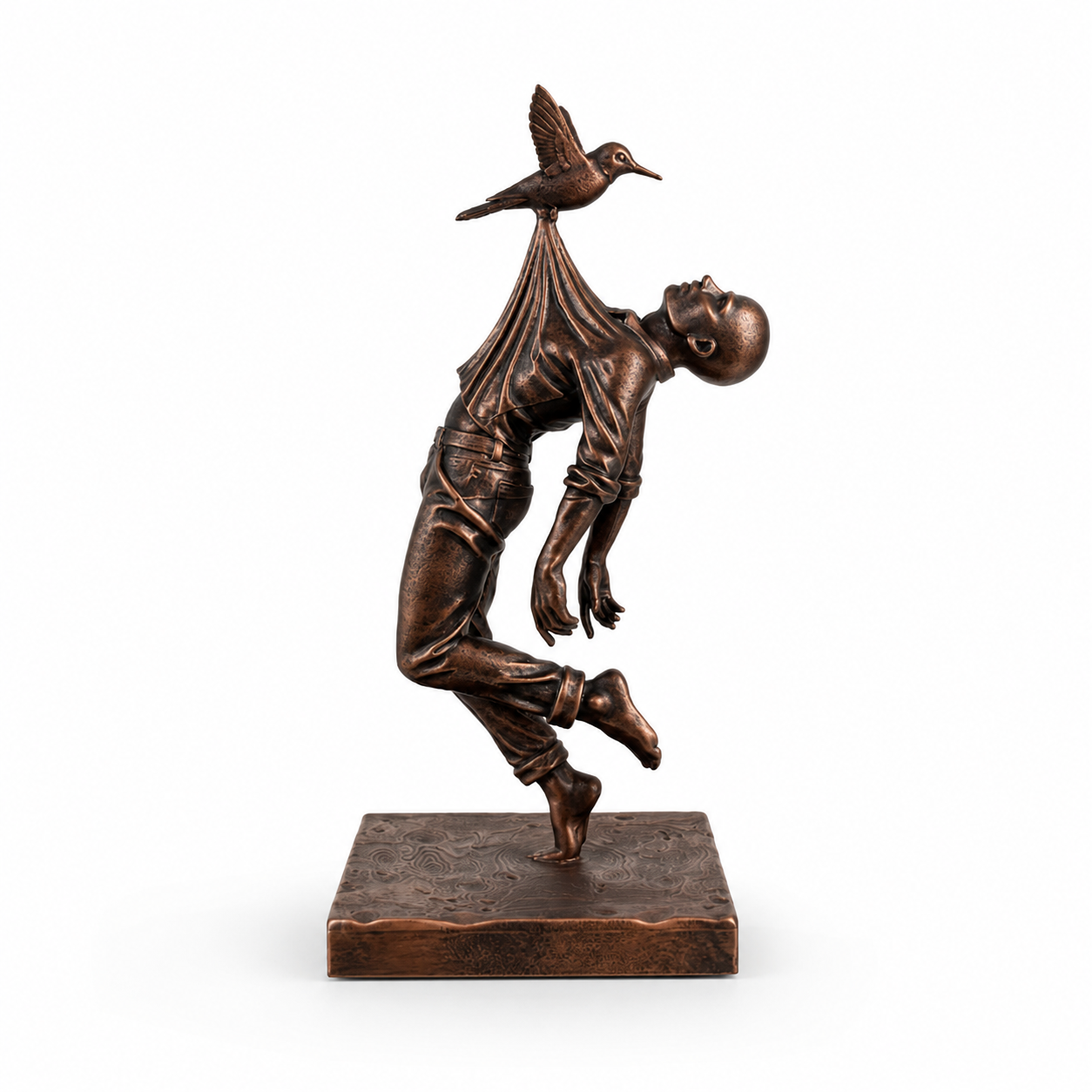Bronze Look Surreal Art Sculpture