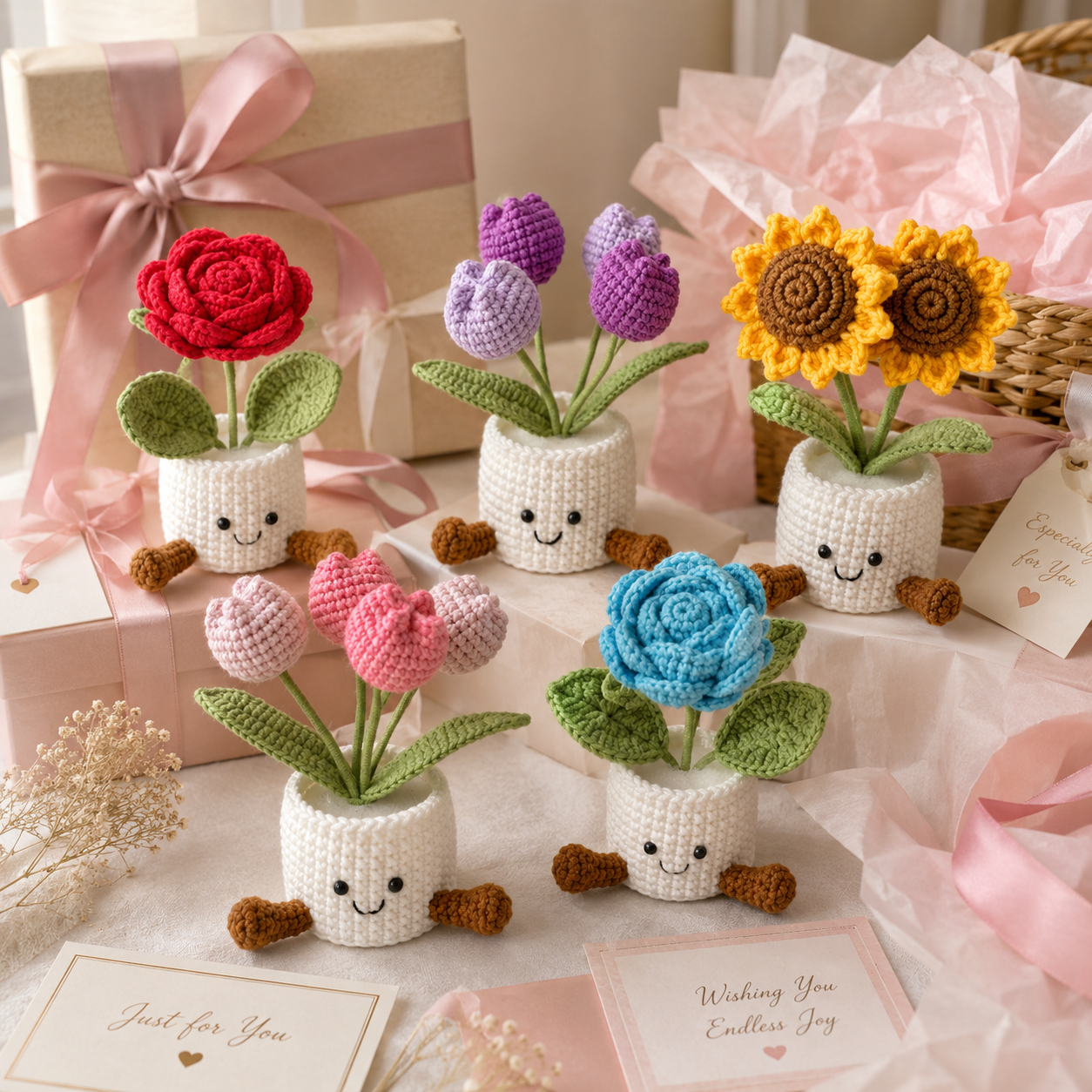 Little Bloom Buddy Flower Pot Decor