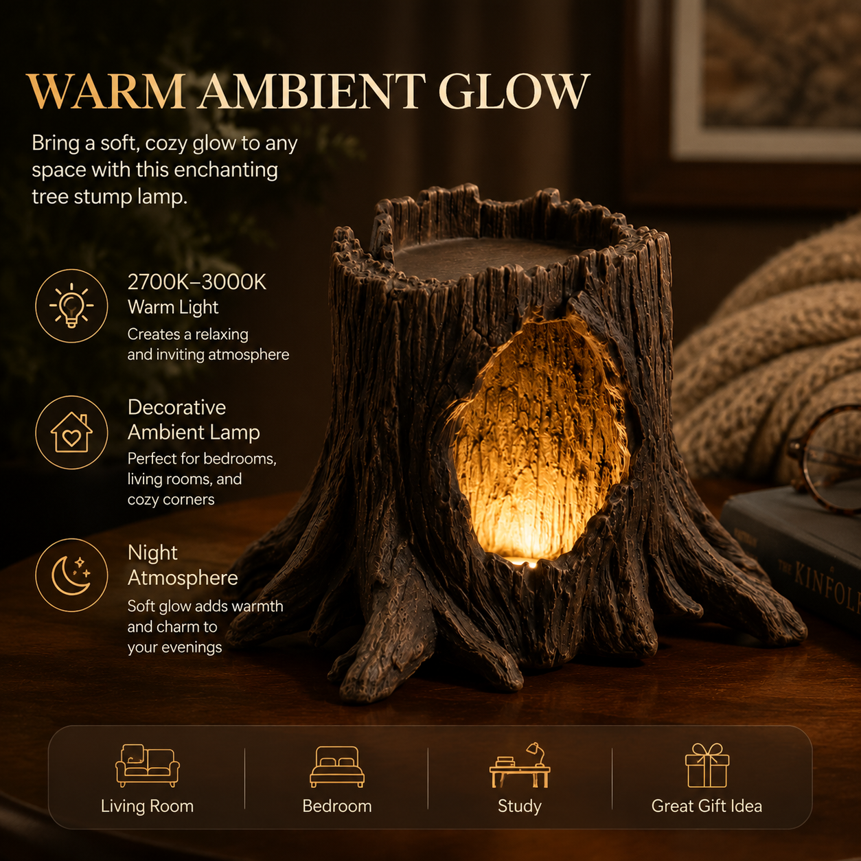 Hollow Tree Glow Lamp