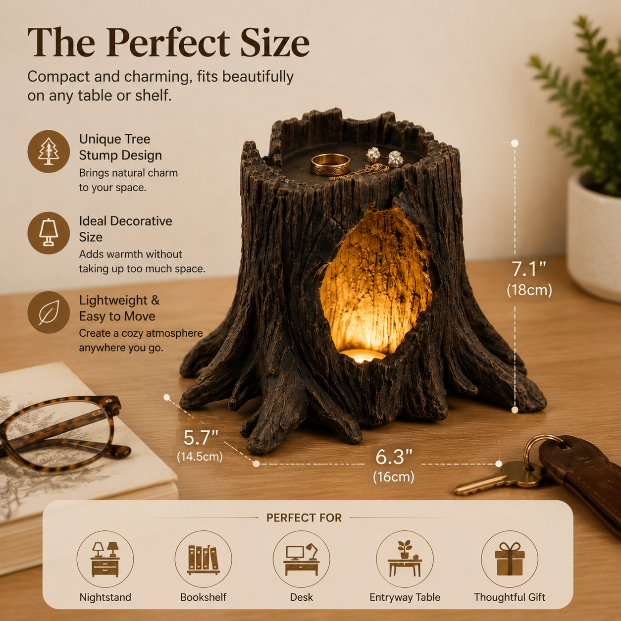 Hollow Tree Glow Lamp