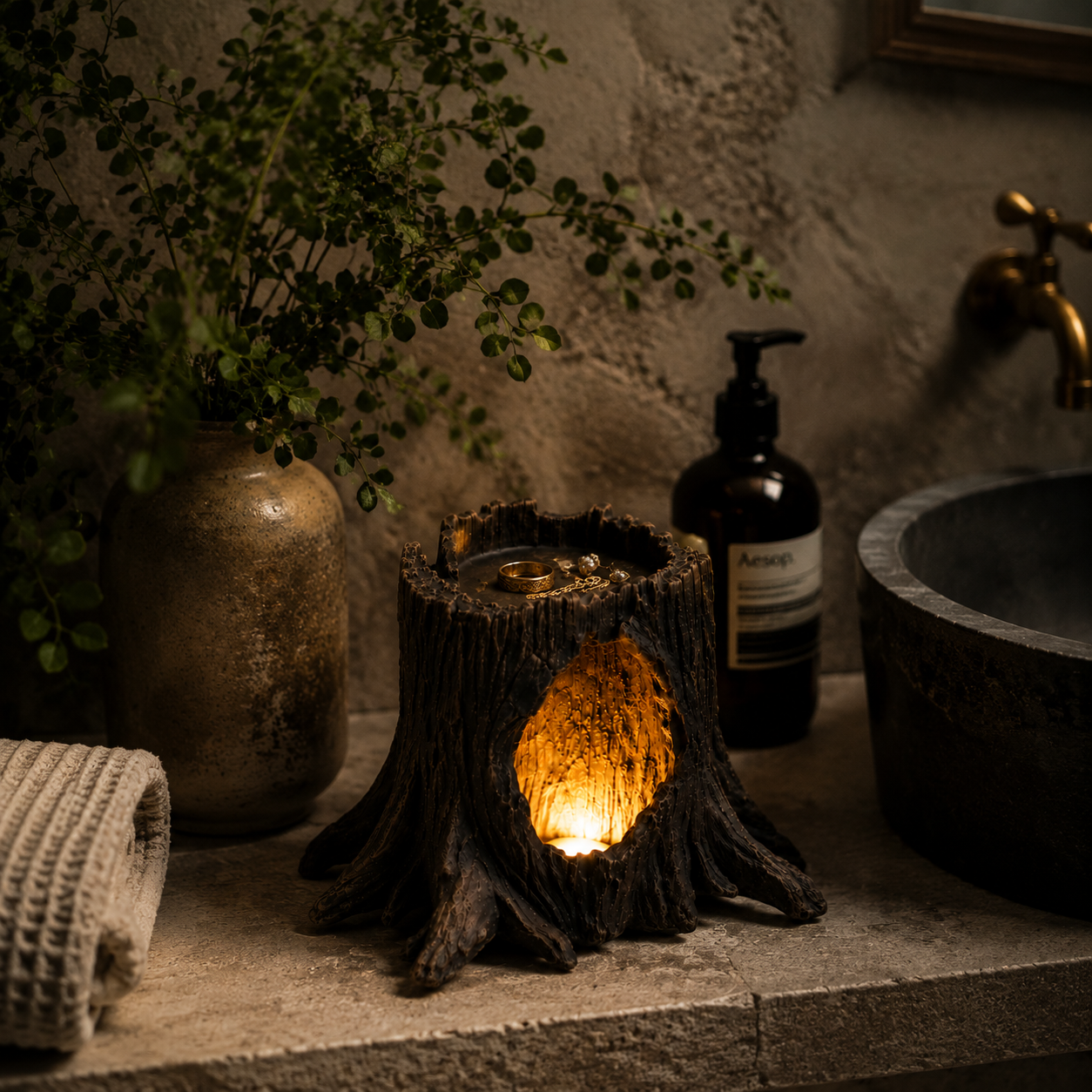 Hollow Tree Glow Lamp