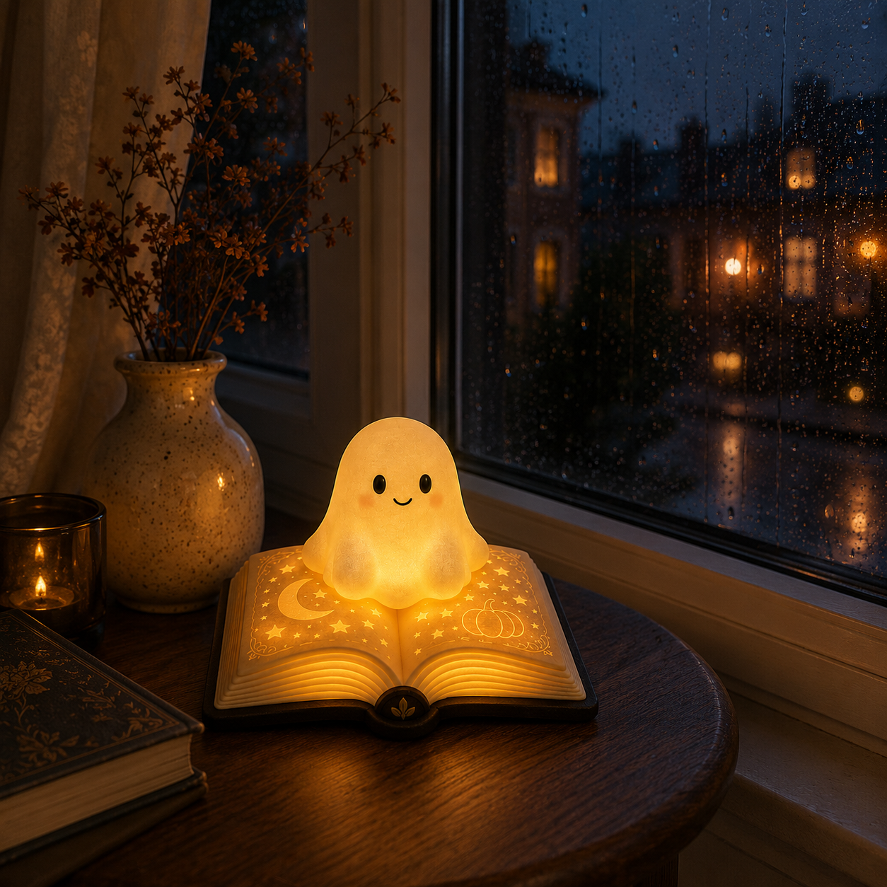 Glowing Ghost Storybook Accent Lamp