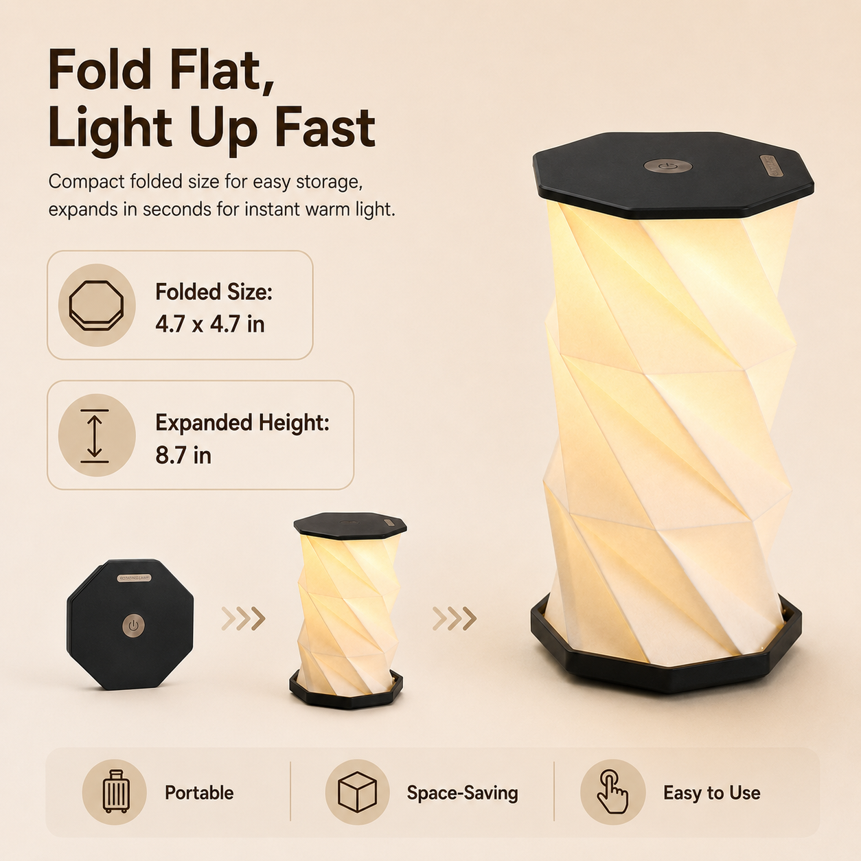 Portable Foldable Night Light