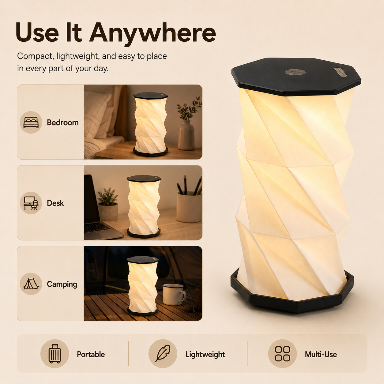 Portable Foldable Night Light