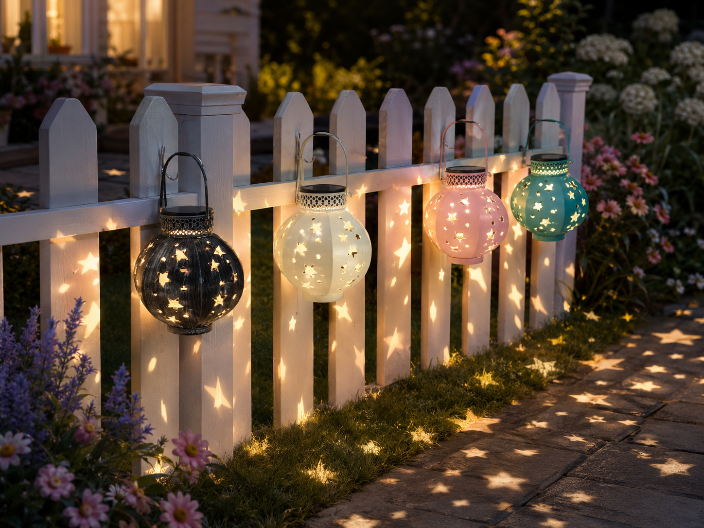 Solar-Powered Star Lantern – Outdoor Decorative LED Lantern for Garden, Patio, Pathway