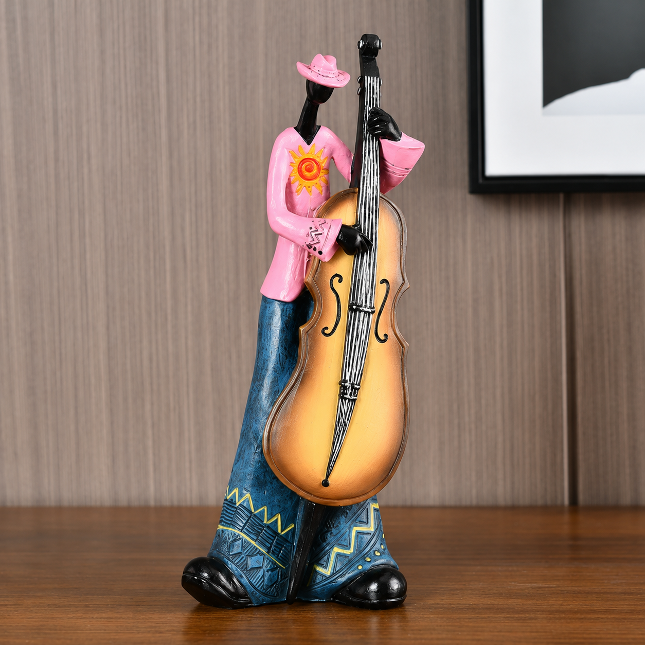 Abstract Jazz Musician Resin Figurine