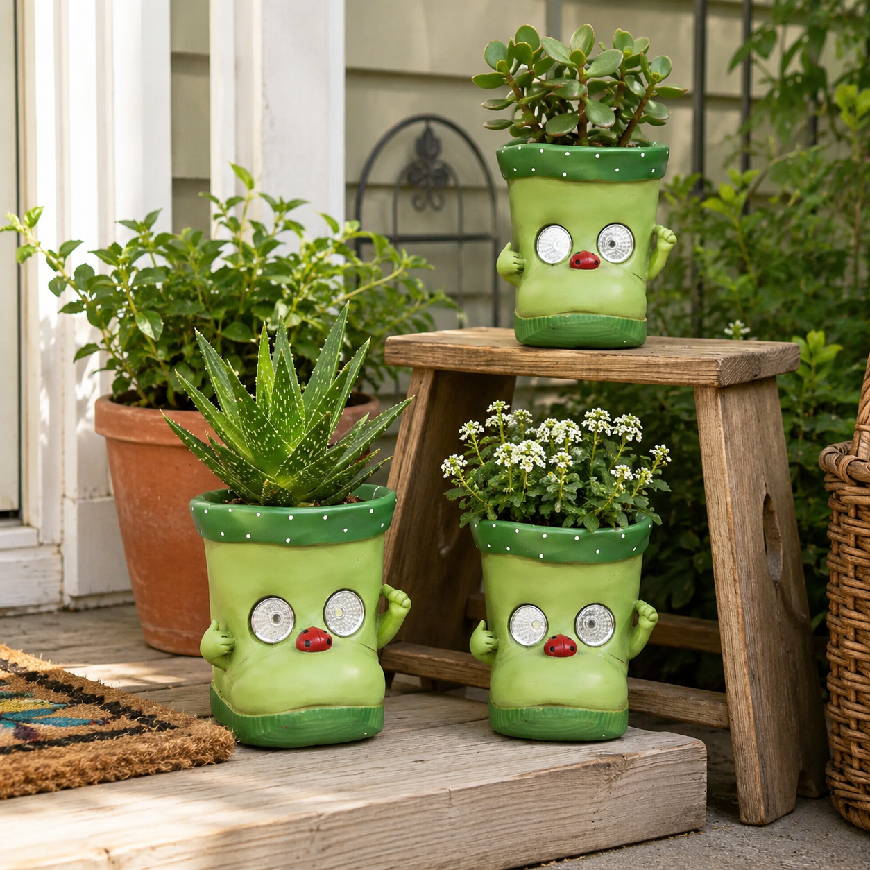 Solar Light-Up Boot Face Planter
