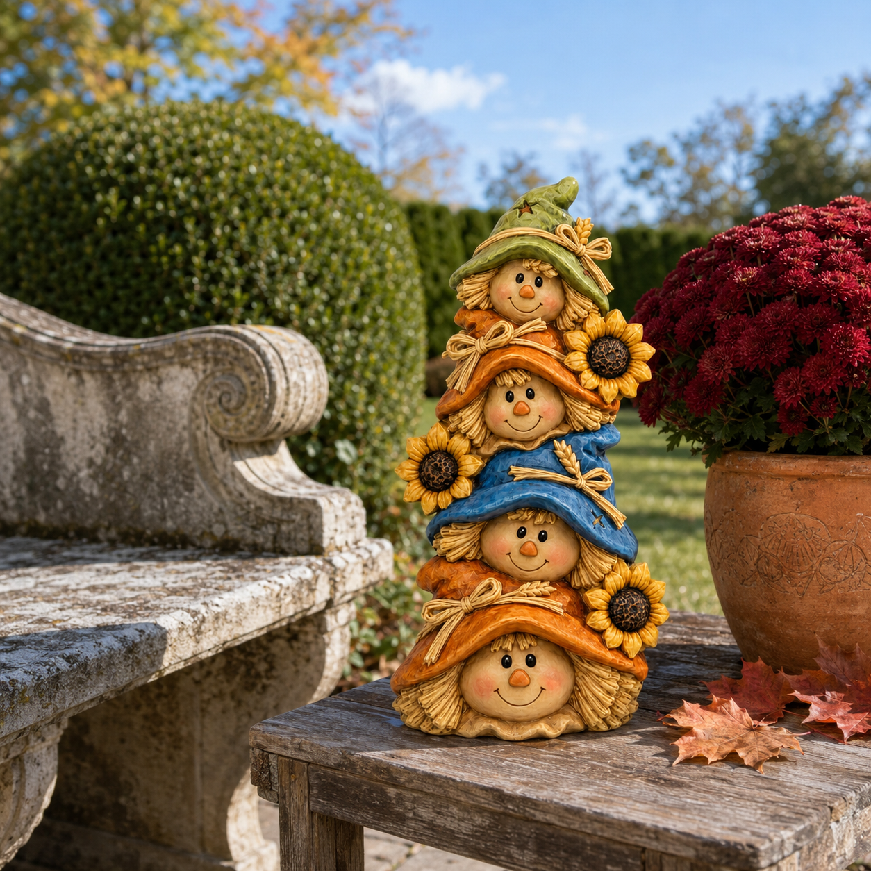 Harvest Scarecrow Stack