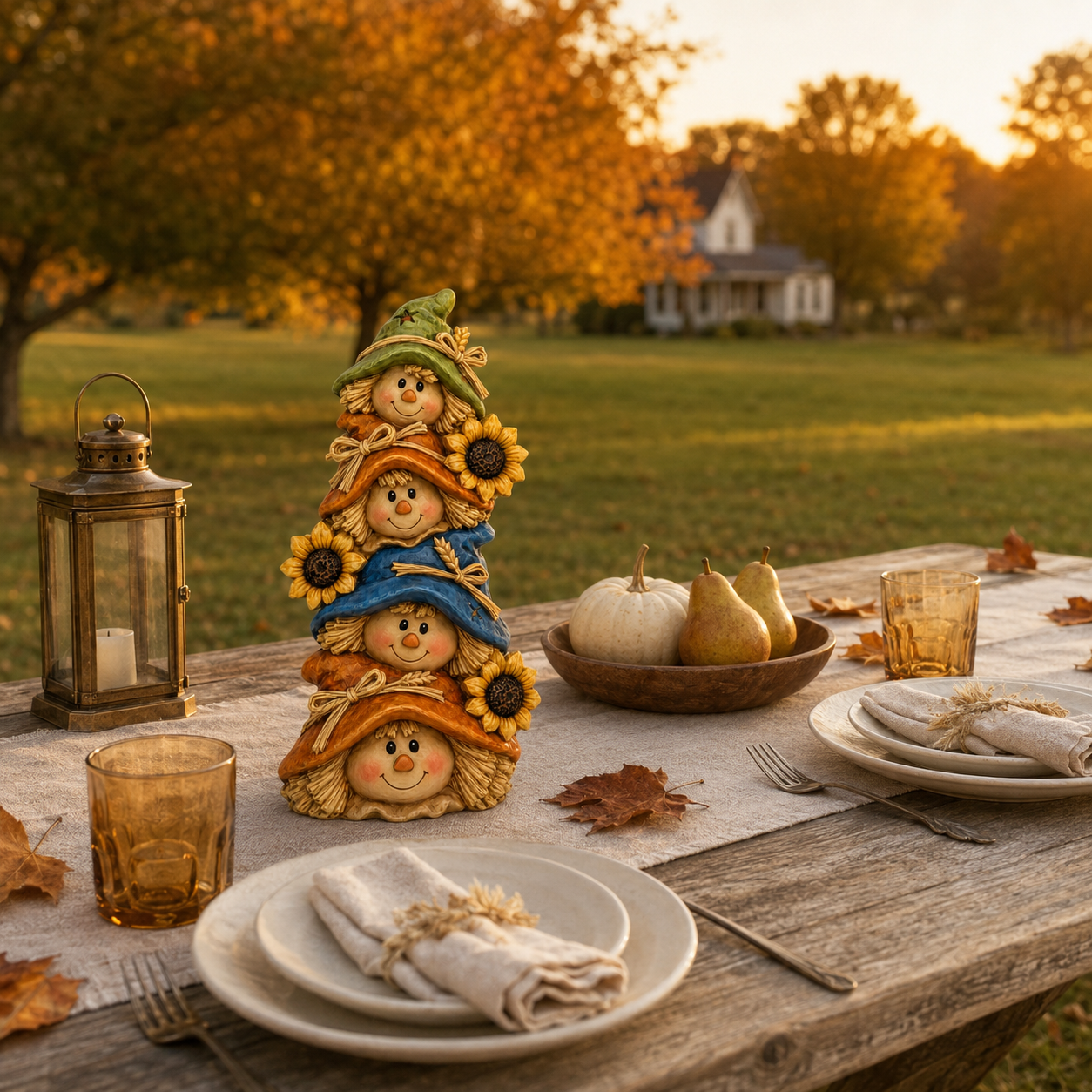 Harvest Scarecrow Stack