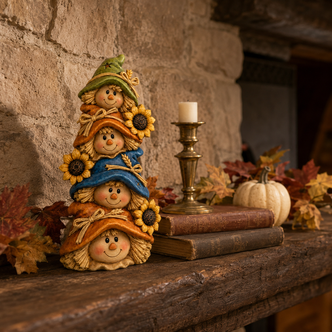 Harvest Scarecrow Stack