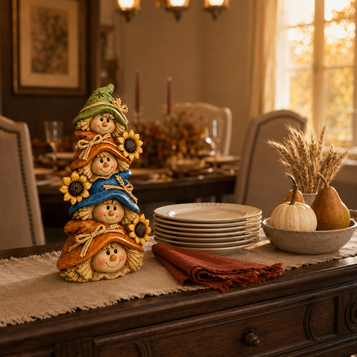 Harvest Scarecrow Stack