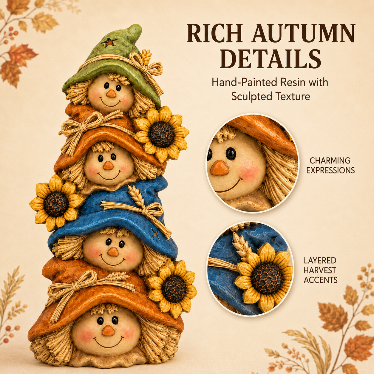 Harvest Scarecrow Stack