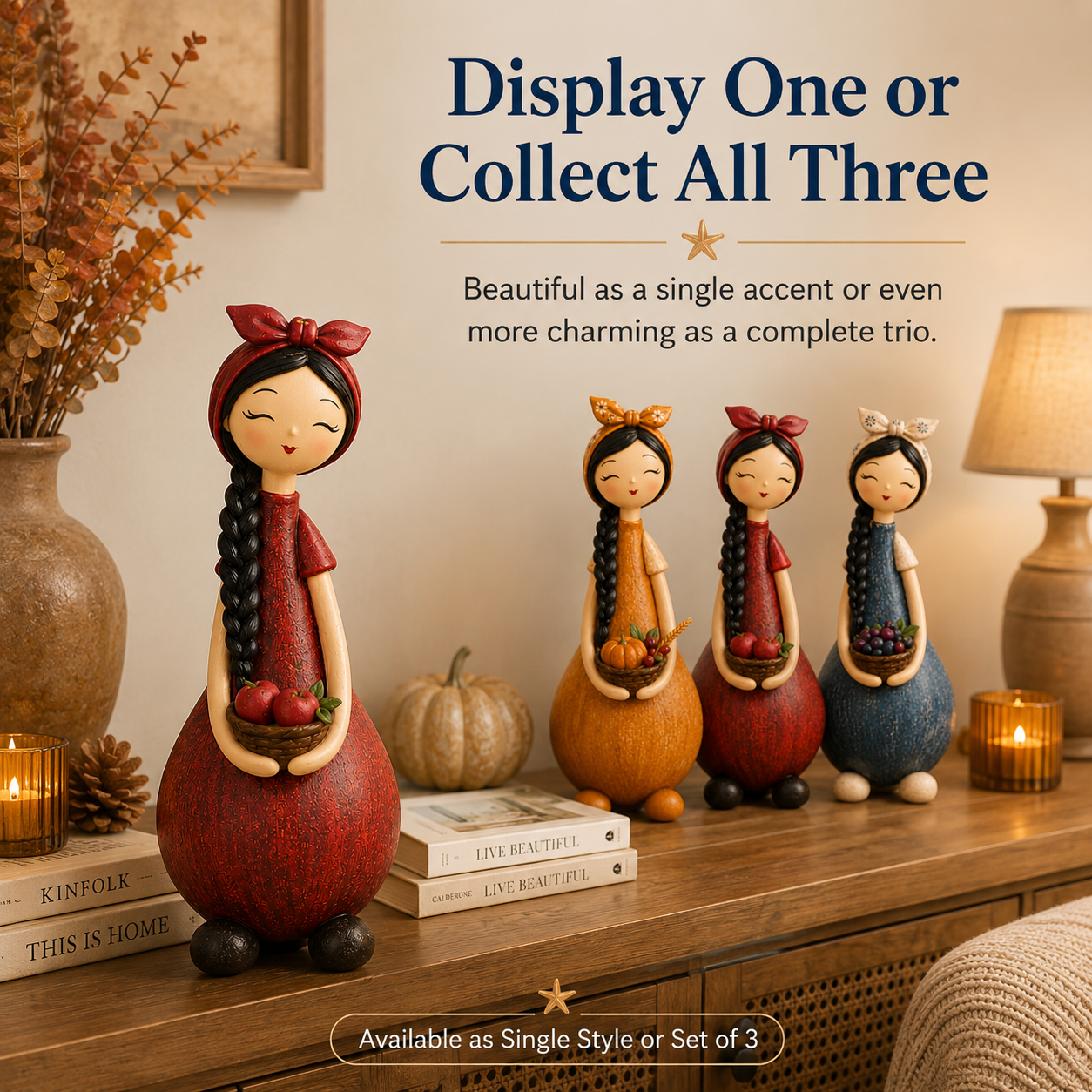 Harvest Sisters Figurines